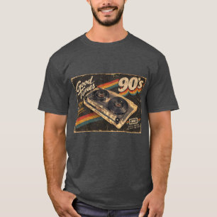 Vintage 90s Goede Tijden Cassetteband T-Shirt