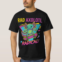 Vintage 90s stijl Axolotl Skateboard Rad neon