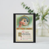 Vintage " A Happy Halloween"  Briefkaart (Staand voorkant)