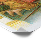 Vintage A Merry Christmas Madonna And Child Poster (Hoek)