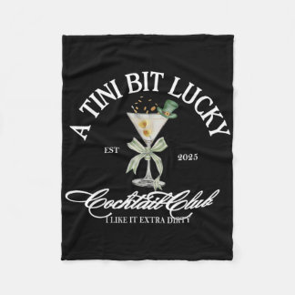 Vintage A Tiny Bit Lucky Tail Club Est 2025 _1  Fleece Deken