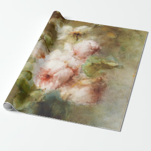 Vintage A vaas met Rozen Margaretha Roosenboom Cadeaupapier