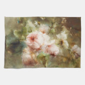 Vintage A vaas met Rozen Margaretha Roosenboom Theedoek (Horizontaal)