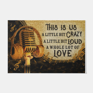 Vintage A Whole Lot Of Love, Music Lovers Deurmat