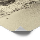 Vintage aan de kust van Amalfi Poster (Hoek)