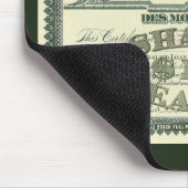 Vintage aandelenkapitaal Certificaat Bedrijfsfinan Muismat (Hoek)