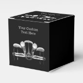 Vintage aangepaste draagtassen bedankdoosjes (Voorkant Zijde)