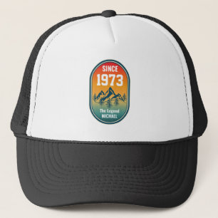 Vintage Aangepaste Verjaardag De Legende Bergstijl Trucker Pet