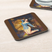 vintage aanvullen bier onderzetter (Linkerzijde)