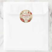 Vintage Aardbei Jam Label (Tas)