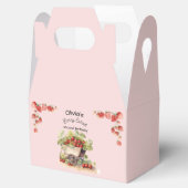 Vintage aardbeien bessen zoete verjaardagsfeest bedankdoosjes (Geopend)