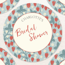 Vintage Aardbeien Bruiloftsfeest