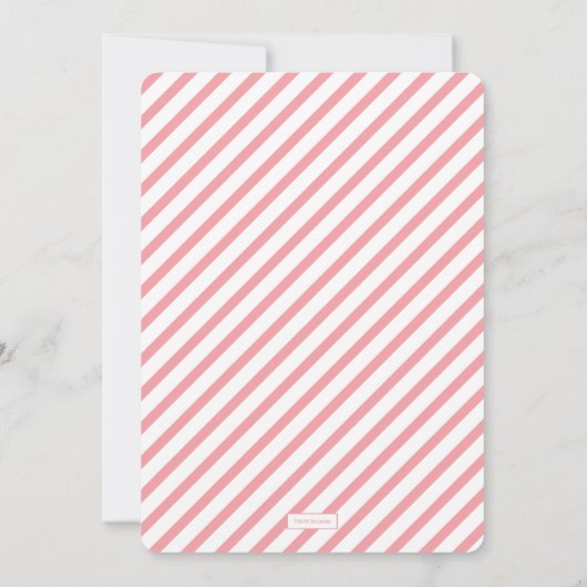 Vintage Abby Cadabby Baby shower Kaart (Achterkant)