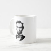 Vintage Abe Lincoln Koffiemok (Voorkant links)
