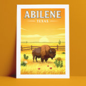 Vintage Abilene Texas Briefkaart