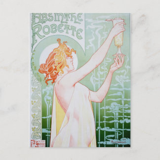 Vintage Absinthe Advertisement Briefkaart