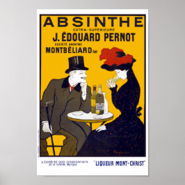 Vintage Absinthe Advertisement Poster