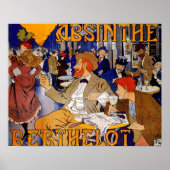 Vintage Absinthe Berthelot Poster (Voorkant)