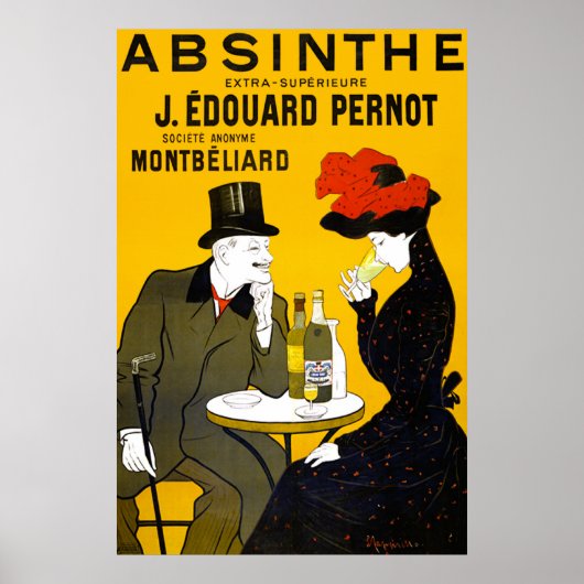 Vintage Absinthe Poster (Voorkant)