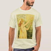 Vintage Absinthe Poster Art T-shirt (Voorkant)