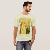 Vintage Absinthe Poster Art T-shirt (Voorkant volledig)