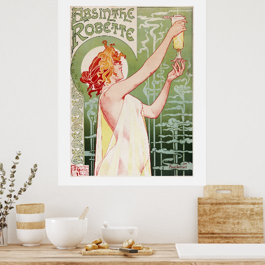 Vintage Absinthe Posters (Keuken)