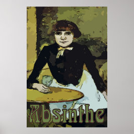 Vintage Absinthe Woman, Poster