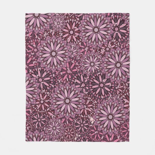 Vintage abstract background. Mandala style. seamle Fleece Deken (Voorkant)