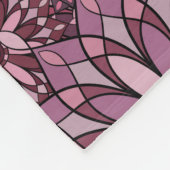 Vintage abstract background. Mandala style. seamle Fleece Deken (Hoek)