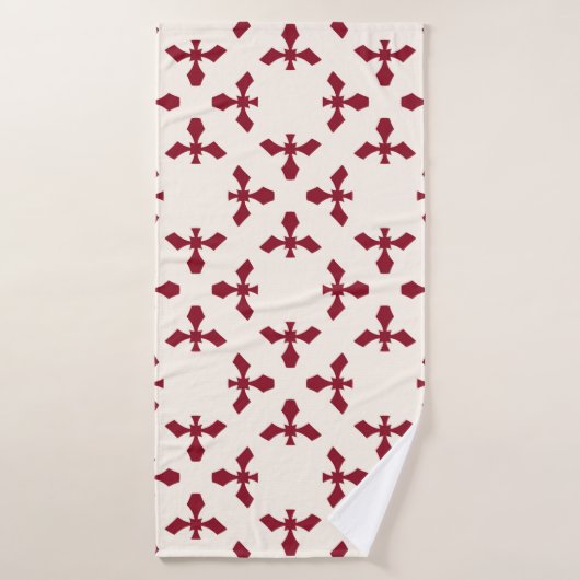 Vintage abstract geometric floral pattern. Seamles Badhanddoek (Badhanddoek)