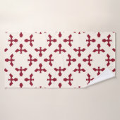 Vintage abstract geometric floral pattern. Seamles Badhanddoek (Badhanddoek)