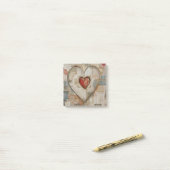 Vintage Abstract Hearts - Post-It Notes  (Op bureau)