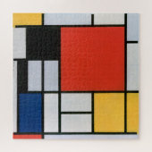 Vintage Abstracte Compositie door Piet Mondrian Legpuzzel (Horizontaal)