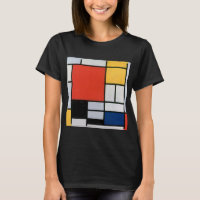 Vintage Abstracte Compositie door Piet Mondrian
