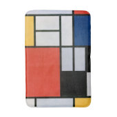 Vintage Abstracte Compositie van Piet Mondrian Badmat (Voorkant Verticaal)