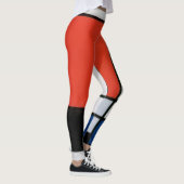 Vintage Abstracte Compositie van Piet Mondrian Leggings (Rechts)