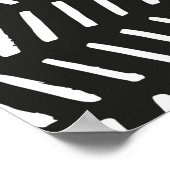 vintage abstracte strepen horizontaal naadloos pat poster (Hoek)