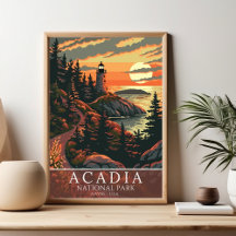 Vintage Acadia National Park – Timeless Landscape 