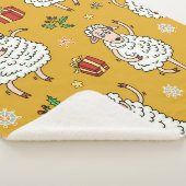 vintage achtergrond schapen sherpa deken (3/4)