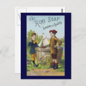 Vintage Ad Acme Soap Briefkaart (Voorkant / Achterkant)