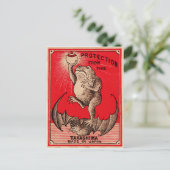 Vintage Ad Briefkaart (Staand voorkant)