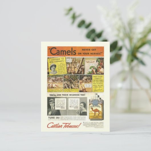 Vintage Ad Briefkaart (Staand voorkant)