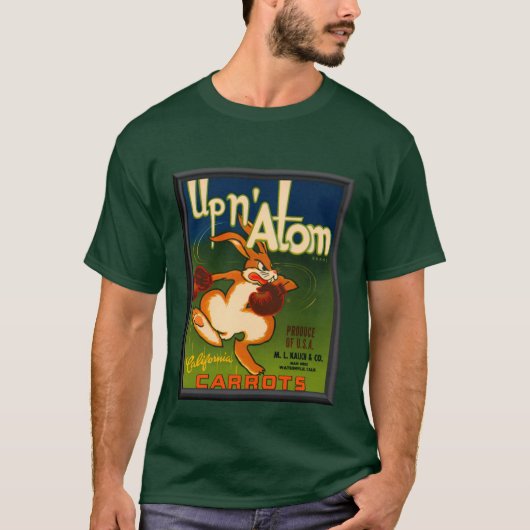 Vintage Ad California Carrots T-shirt (Voorkant)