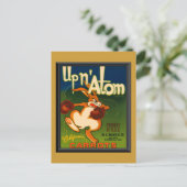 Vintage Ad Carrots Briefkaart (Staand voorkant)