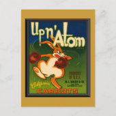 Vintage Ad Carrots Briefkaart (Voorkant)