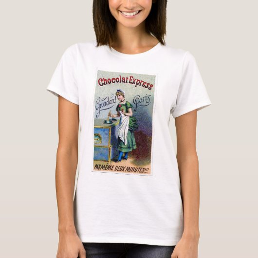 Vintage Ad - Chocolate Express, T-shirt (Voorkant)