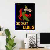 Vintage Ad door Cappiello - Chocolat Klaus Poster (Thuiskantoor)