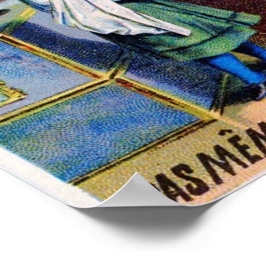 Vintage Ad - Franse chocolade, Poster (Hoek)