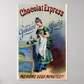 Vintage Ad - Franse chocolade, Poster (Voorkant)