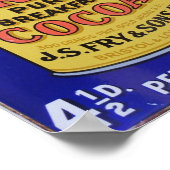 Vintage Ad - Fry's ontbijtcacao, Poster (Hoek)